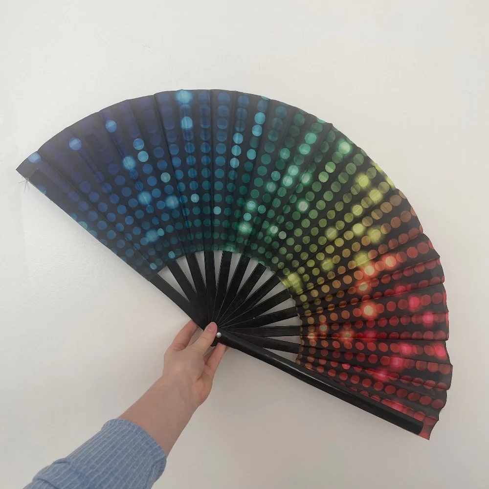 Colorful Large Fan - Picture 1 of 3